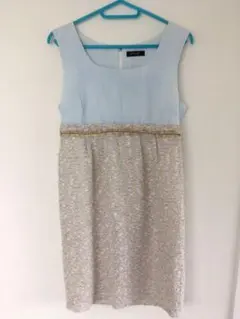 ワンピース　チェスティ 水色　ノースリーブ