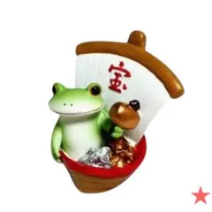 【新品・コポー】コポー　宝船とカエル
