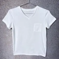 GLACIER Vネック 半袖Tシャツ ポケット付き