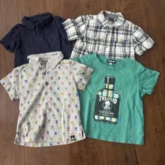 男の子　まとめ売り　4枚セット　ポロシャツ　Tシャツ　90 100