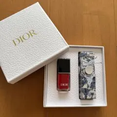 Dior ネイルカラー レッド 専用ケース付き