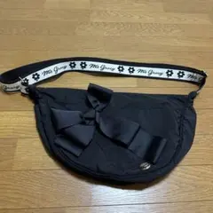 本日終了　最終値下げ　M's Gracy ブラックショルダーバッグのサムネイル