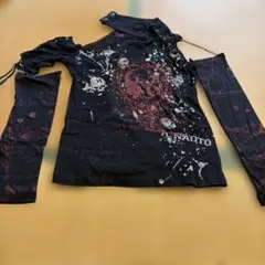 h.ANARCHY h.NAOTO スカル チェーン カットソー