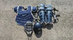 [入手困難] NIKE キャッチャー防具セット ネイビー 2025年最新】ナイキ キャッチャー 防具 プロテクターの人気