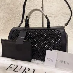 極美品】フルラ オーロラ 限定デザイン 宇垣美里愛用 レザー トート 