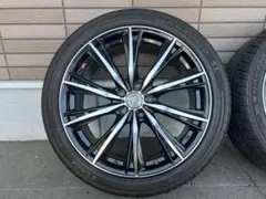 Weds LEONIS 19インチ8.0J タイヤホイール4本のサムネイル