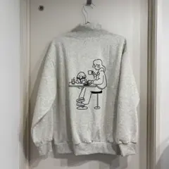 【新品未使用タグつき】しまむら　TOMBONIA グレー ハーフジップスウェット