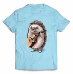 ルシア、レイ様専用　水色　レディースWM ハリネズミTシャツ