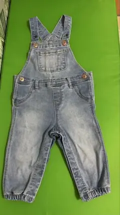 H&M ベビー　デニムブルー オーバーオール
