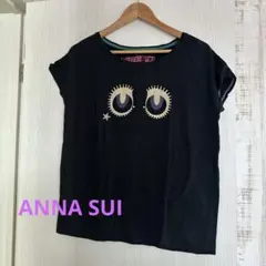ANNA SUI！ドーリーガール！半袖Tシャツ★ブラックのサムネイル