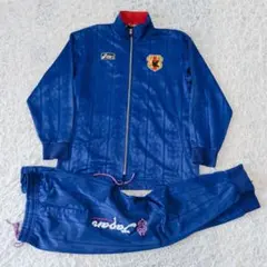 asics フランスW杯 1998日本代表ジャージ セットアップ 上下M 日本製のサムネイル