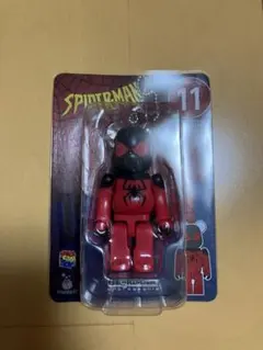 スパイダーマン　Happyくじ　ベアブリック賞　スカーレット・スパイダー
