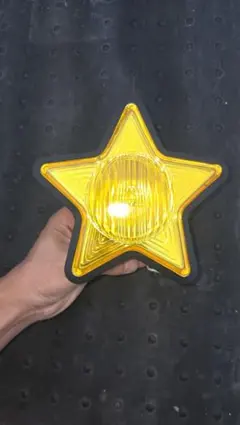 星型 ヘッドライト デュアル ロケットカウル スターランプ クリア 1個