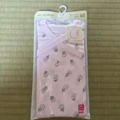 UNIQLO ベビー 半袖肌着 花柄 60