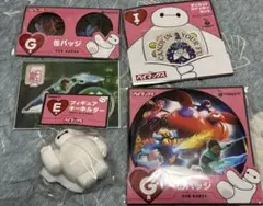 ベイマックス 一番くじ Ｅ賞 フィギュアキーホルダー　G賞缶バッジ　ヒロ　タダシ