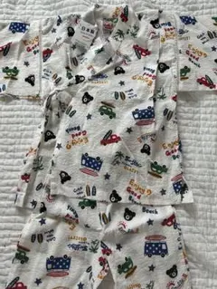 新品タグ付　半額以下　ダブルB 甚平　110