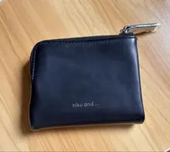 niko and ... 黒 二つ折り財布