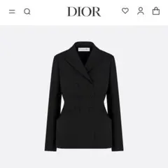 美品 Christian Dior バージャケット ブラック 38サイズ Christian Dior - クリスチャンディオール バージャケットの通販