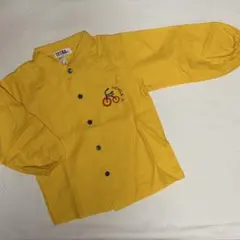 【美品】子供服 ボタン付きシャツ 自転車 95cm