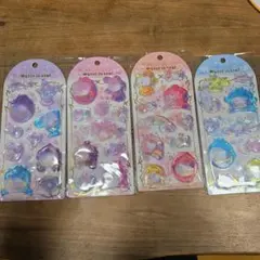 サンリオ キティ シナモロール クロミ ウォーターインシール 4枚セット