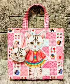 コヤンイサムチョン マスコットチャーム付きトートバッグ ハンドメイド