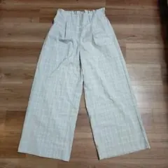 GU　ワイドパンツ　L
