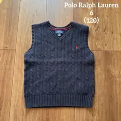 polo Ralph Lauren ニットベスト　紺　6 120