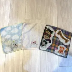 ディズニー　ハンカチ　3枚セット　今治タオル　ダッフィー　ダンボ　ミニー
