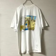 【美品】90’s エジプトコミック柄 Tシャツ Lサイズのサムネイル