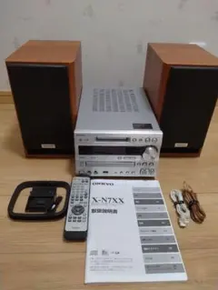 ONKYO X-N7XX CD/MD/USB コンポ 動作良好・美品　BT対応 Amazon.co.jp: ONKYO コンポ X-N7EX(D) : 家電＆カメラ
