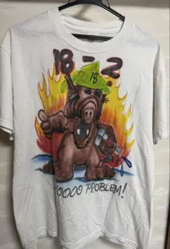 USA製 JerzeesアートTシャツ　古着　Lサイズ