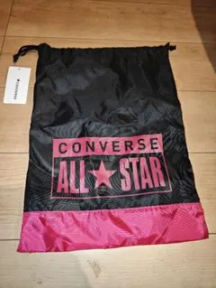 CONVERSE バスケットボール用バッグ 黒/ピンク