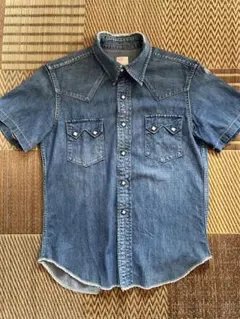 ▪️極希少品▪️Levi's ヴィンテージ加工ウエスタンデニムシャツ/Mのサムネイル