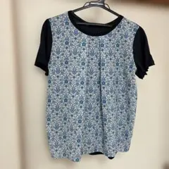 自由区 LIBERTY FABRIC 花柄 半袖 カットソー 38のサムネイル