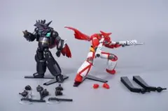 リボルテックヤマグチ OVA版　ゲッター１＆ブラックゲッター 　ジャンク