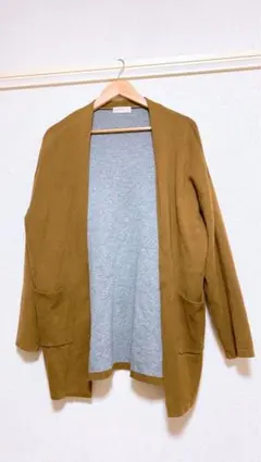 BACK NUMBER ブラウンカーディガン Mサイズ