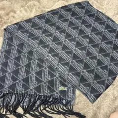 LACOSTE ラコステ マフラー 総柄 グレー