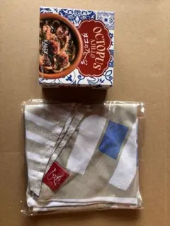 カルディ 福袋2026年　タコのアヒージョ、手ぬぐいエコバッグ　２点セット