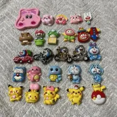 キャラクター デコパーツ まとめ売り 25点セット