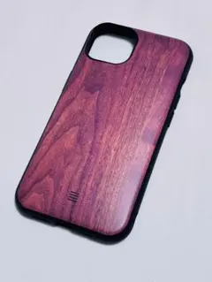 ゲルマンディーズiPhone14スマホケース　木目調