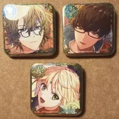 【ファウスト,レノックス,リケ】SSRスクエア缶バッジ
