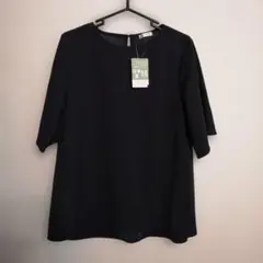 未使用　Honeys　GLACIER 五分袖 トップス　ブラウス　Мサイズ