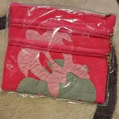 【値下げ】ハワイアンキルト ポーチ ピンク 新品未使用