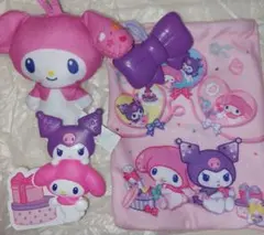 A ハッピーセット マイメロディ＆クロミ 3点セット