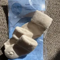 0-4m ベビー靴下 冬 ウール