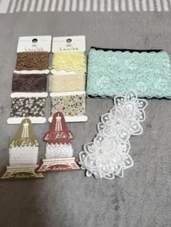 レースリボンセット 多色 5種類　まとめ売り