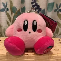 ナムコ限定 ☆ 星のカービィー いちご がま口 おすまし 財布 ぬいぐるみ