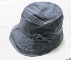 ☘️ ハット帽子 つば広　日よけ 折りたたみ 日よけ帽子 アウトドア グレー