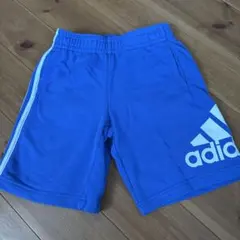 adidas ハーフパンツ ブルー 130cm