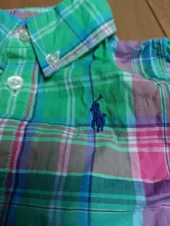 Ralph Lauren 9M チェック柄シャツ